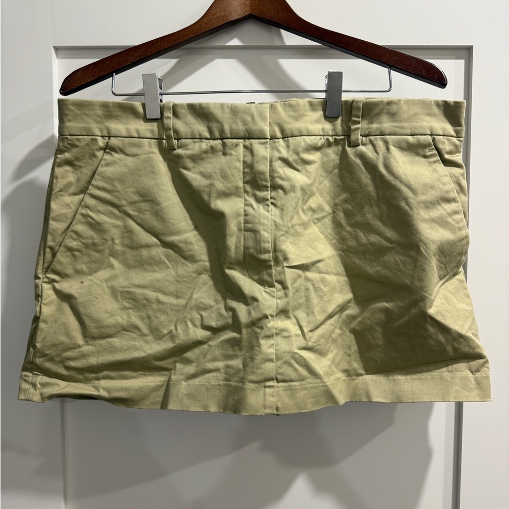 Abercrombie & Fitch Khaki Mini Skirt